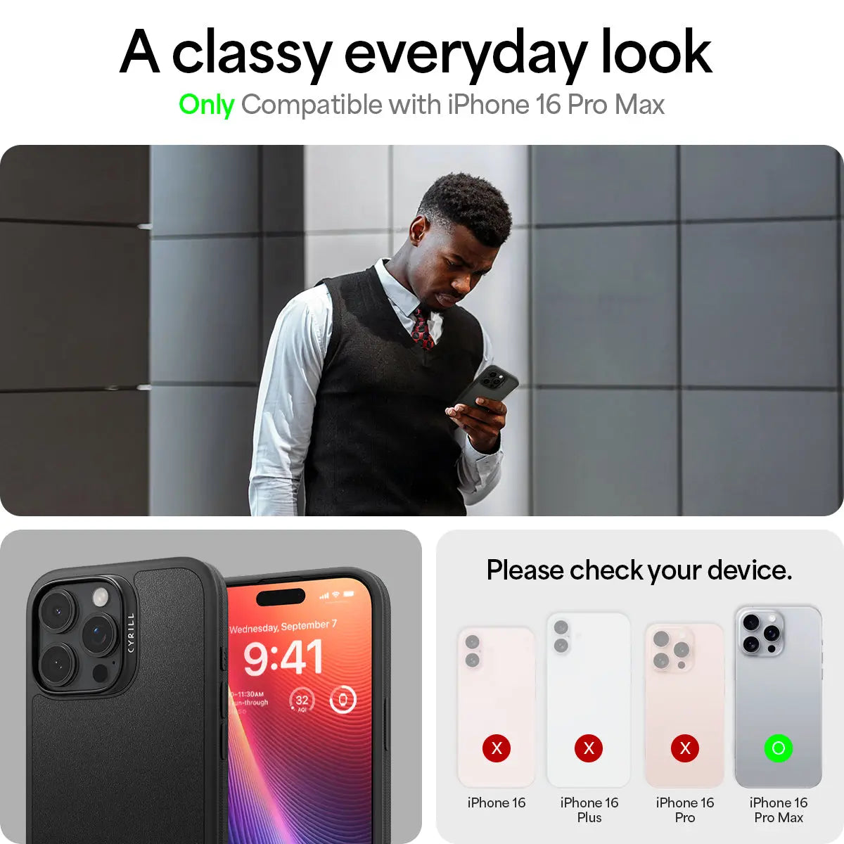 CYRILL iPhone 16 Pro Max Case Kajuk MagFit - Spigen Malaysia