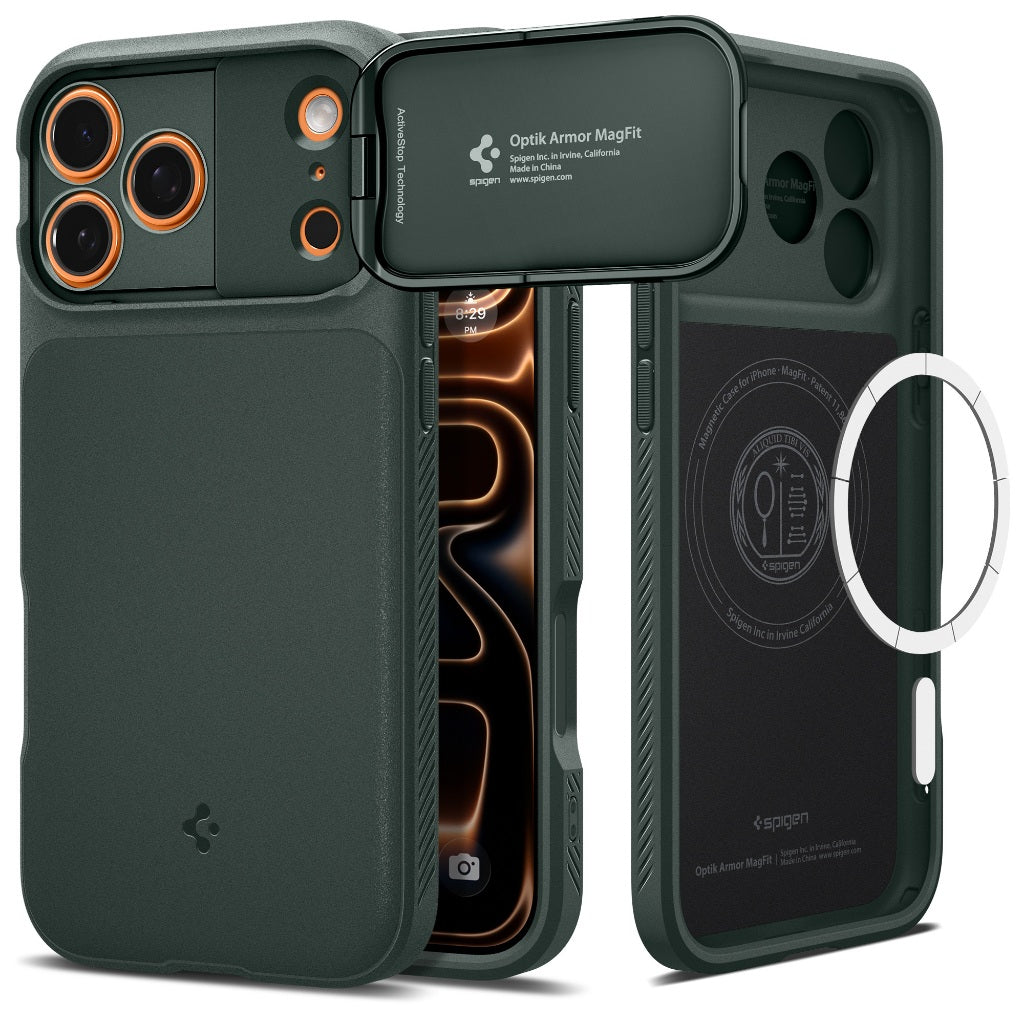 iPhone 17 Pro Max Case Optik Armor MagFit - Spigen Malaysia