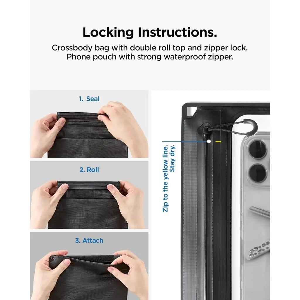 A640 Aqua Shield Waterproof Crossbody Bag