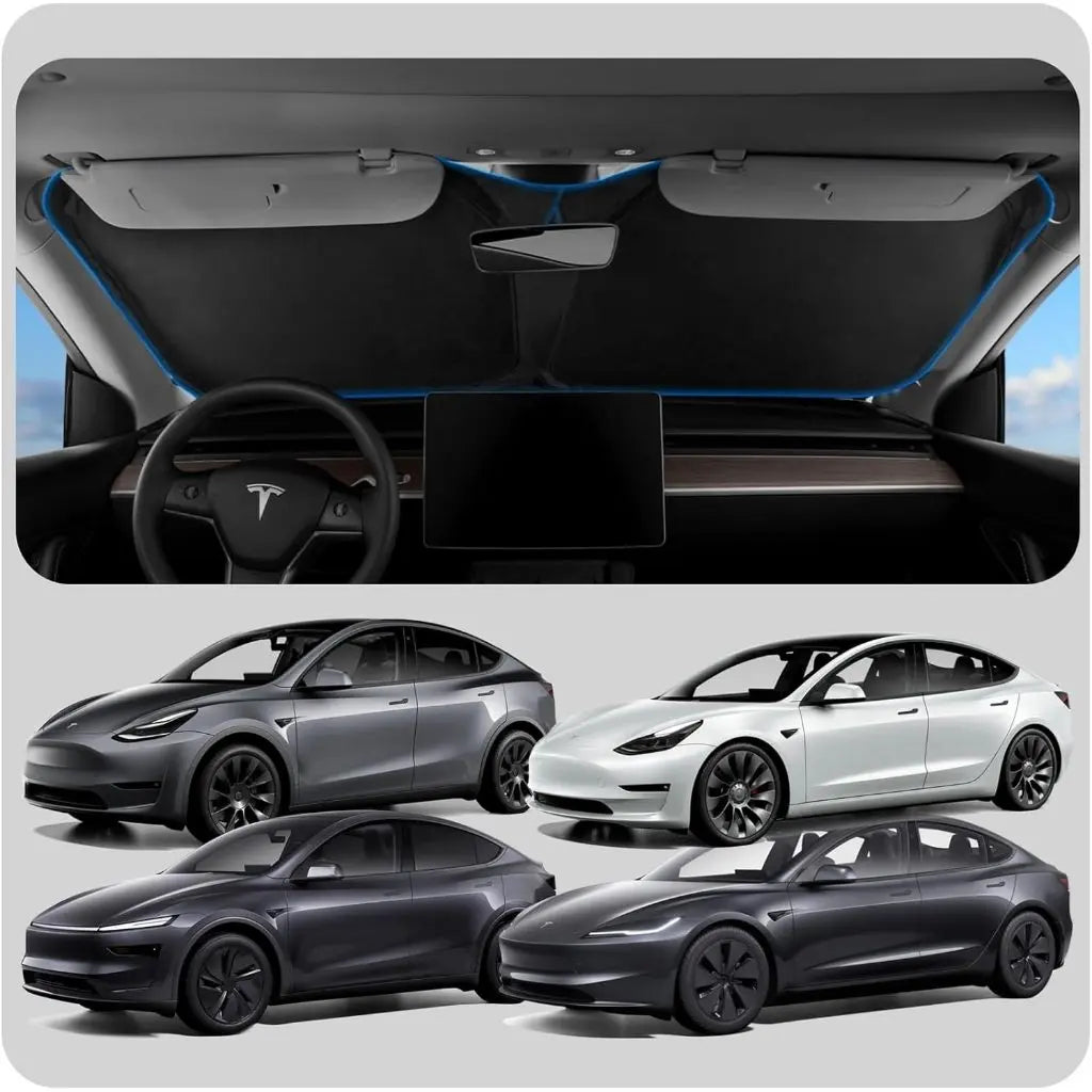 All Tesla Model Y & 3 Front Windshield Sunshade TO260 - Spigen Malaysia