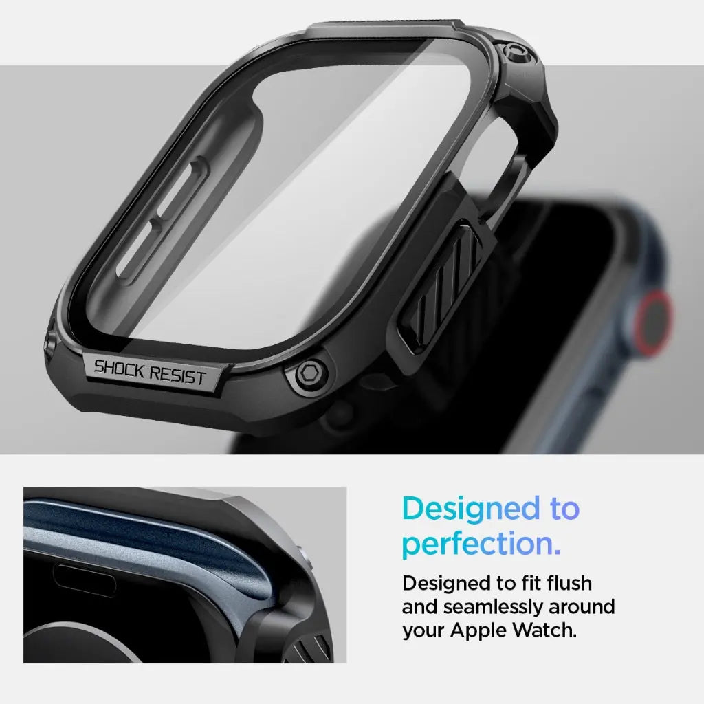 Apple Watch Case Series 11 / 10 (46mm) Tough Armor With Tempered Glass - Spigen Malaysia