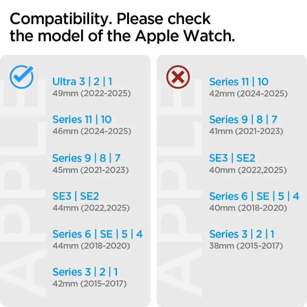 Apple Watch Strap Series (49mm / 46mm / 45mm / 44mm / 42mm) WBF1 - Spigen Malaysia