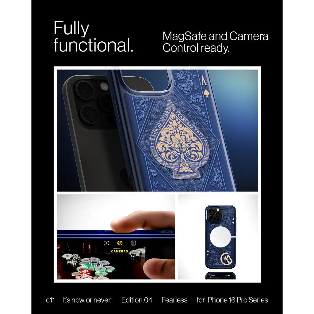 iPhone 16 Pro Max Case c11 Fearless (MagFit + Camera Control) - Spigen Malaysia