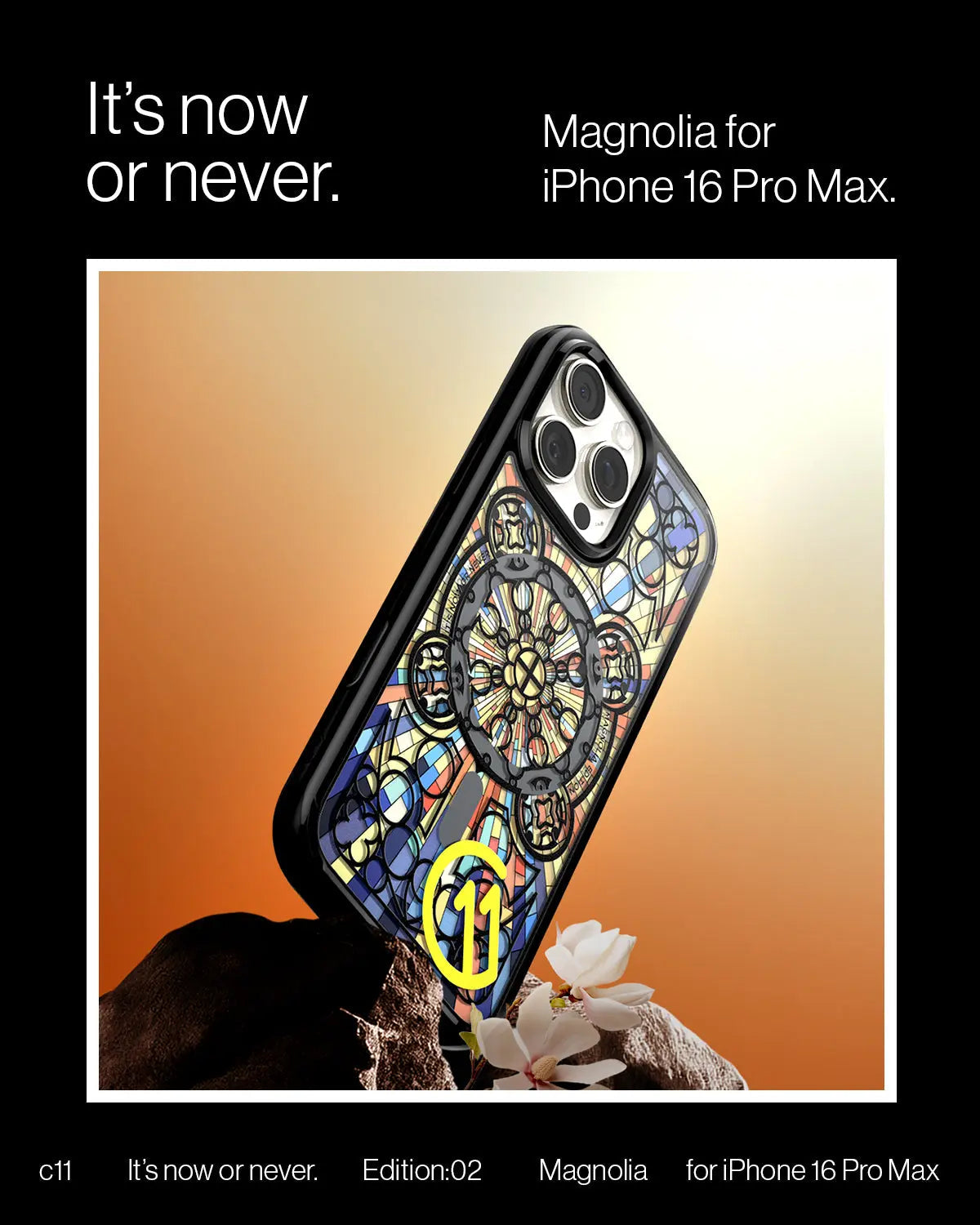 iPhone 16 Pro Max Case c11 Magnolia (MagFit + Camera Control) - Spigen Malaysia