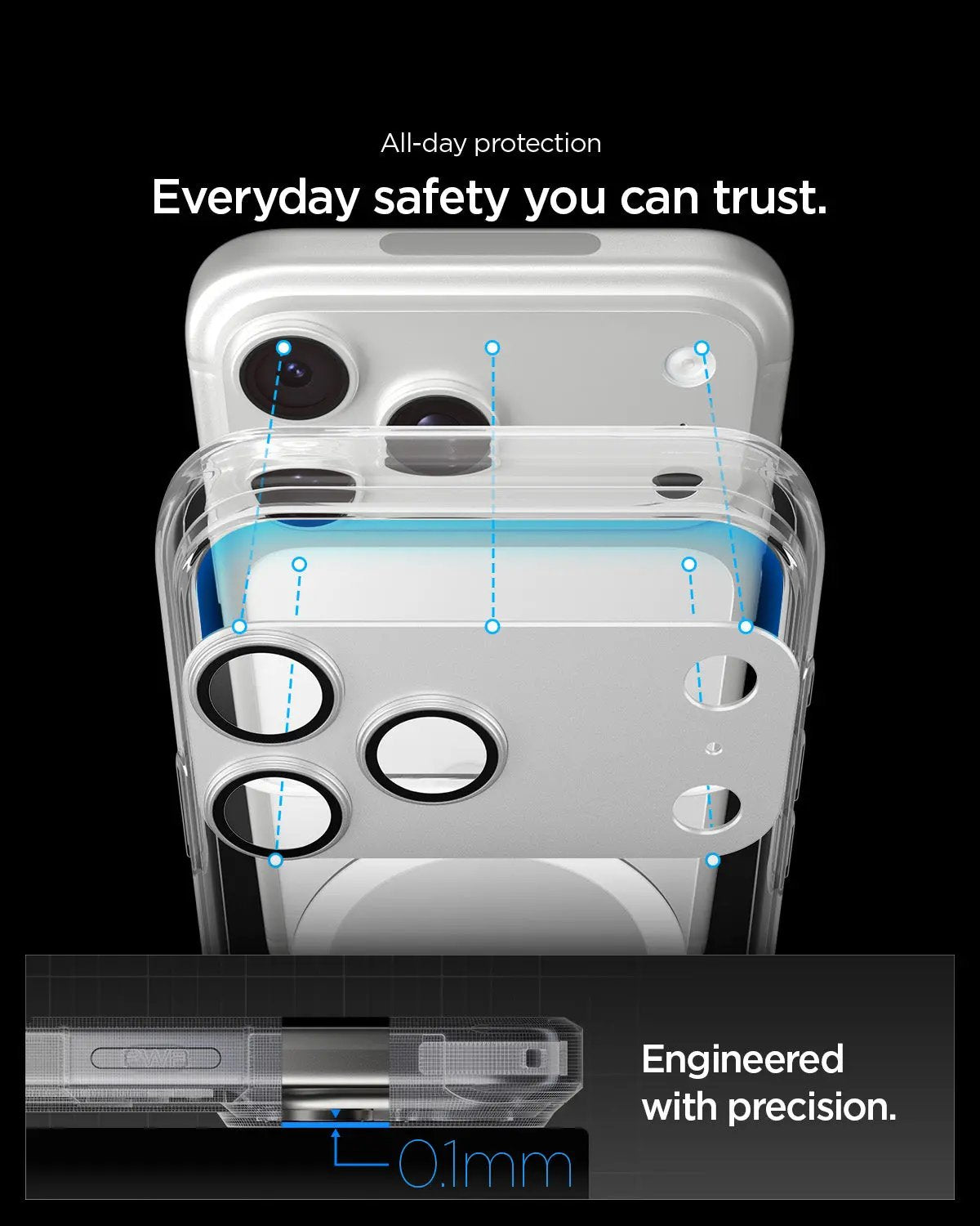 iPhone 17 Pro Lens Protector Optik Pro XL EZ Fit - Spigen Malaysia