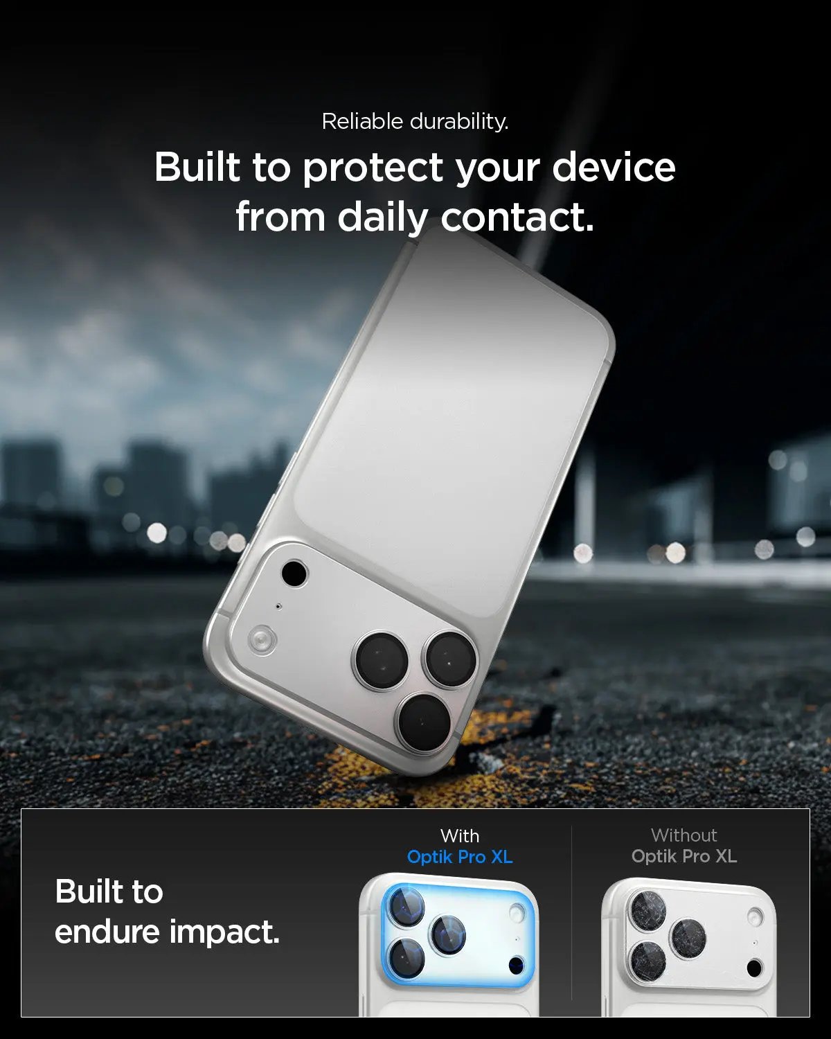 iPhone 17 Pro Lens Protector Optik Pro XL EZ Fit - Spigen Malaysia