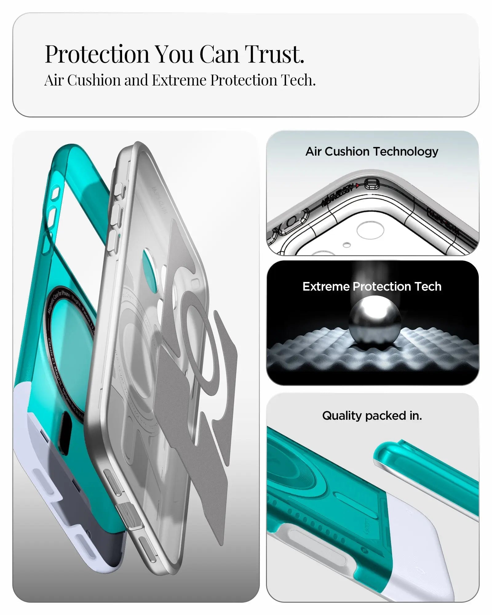 iPhone 17 Pro Max Case Classic C1 MagFit - Spigen Malaysia