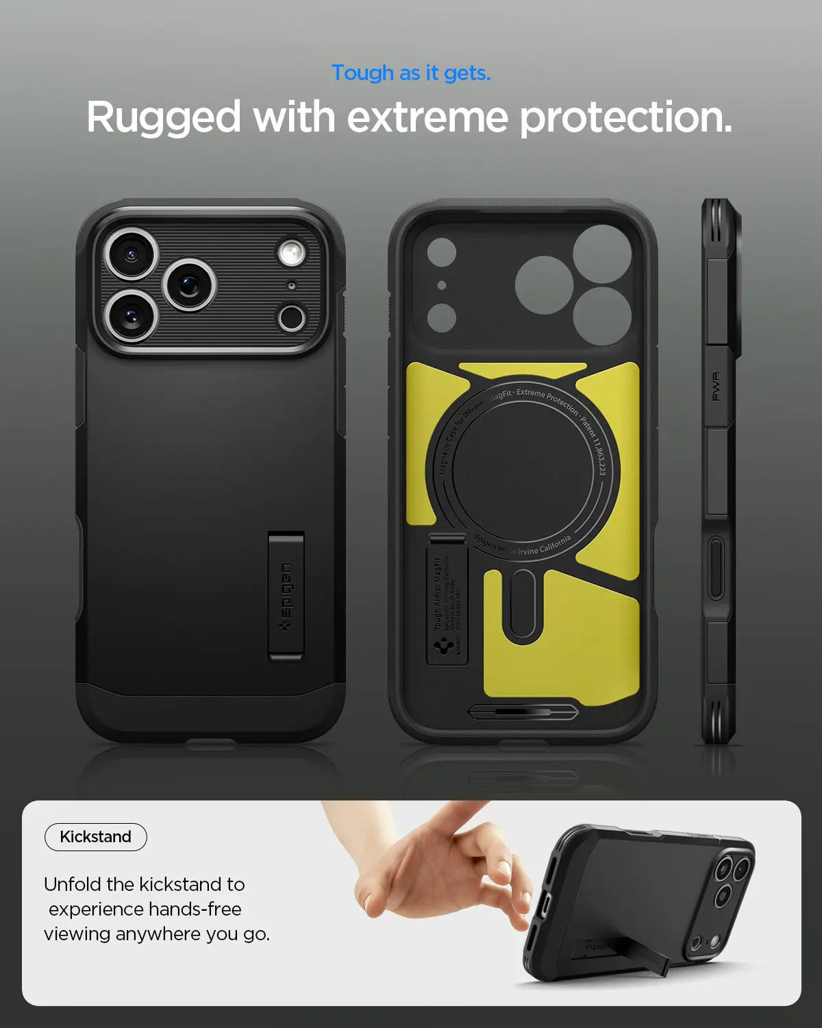 iPhone 17 Pro Max Case Tough Armor T AI Magfit - Spigen Malaysia