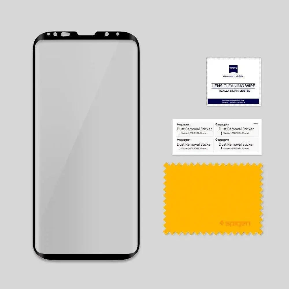 [1 Pack] Galaxy S9 Plus Screen Protector GLAS.tR Curved Black HD - Spigen Malaysia