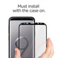[1 Pack] Galaxy S9 Plus Screen Protector GLAS.tR Curved Black HD - Spigen Malaysia