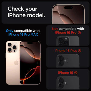 [1 Pack] iPhone 16 Pro Max Tempered Glass EZ Fit - Spigen Malaysia