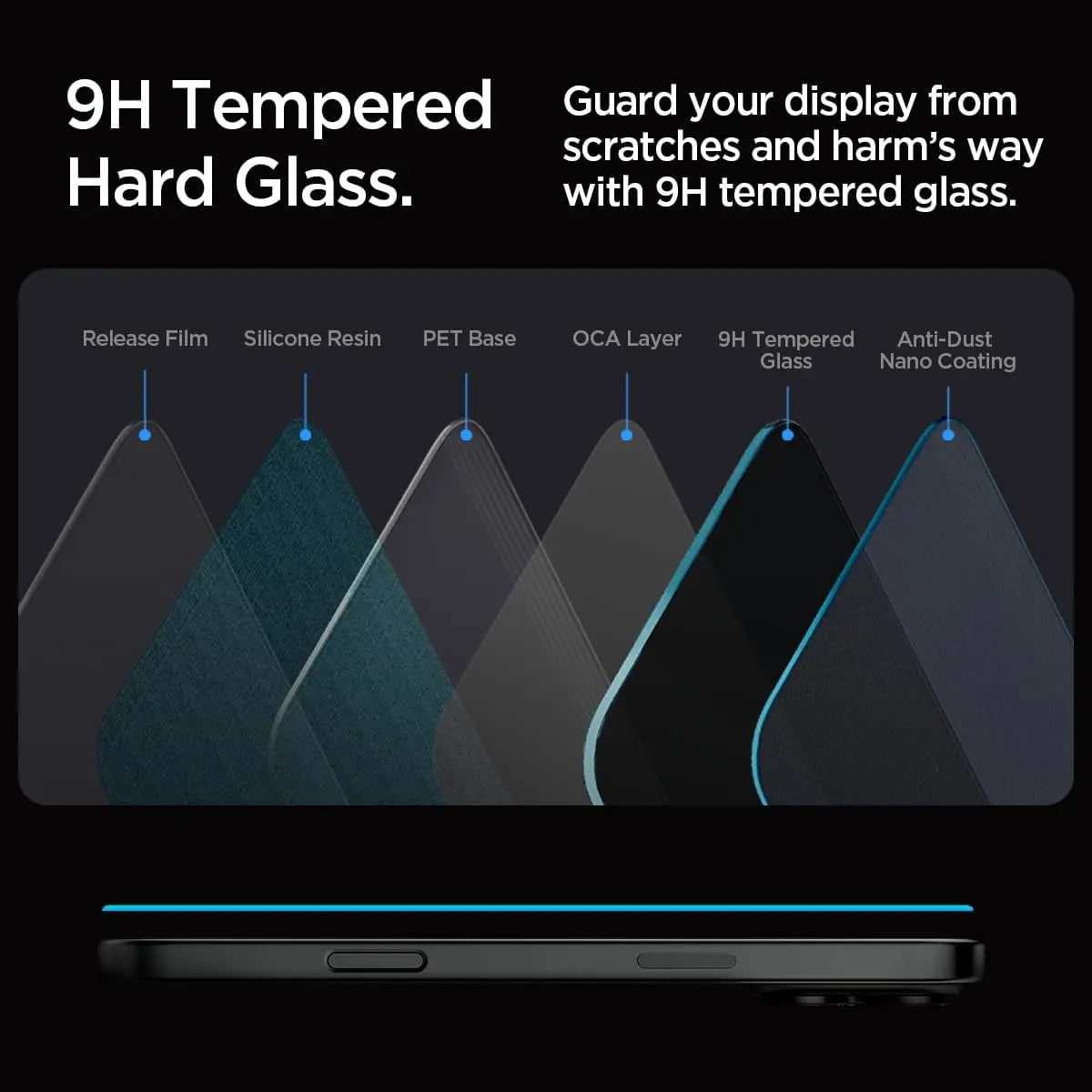 [1 Pack] iPhone 16 Pro Privacy Tempered Glass EZ Fit - Spigen Malaysia