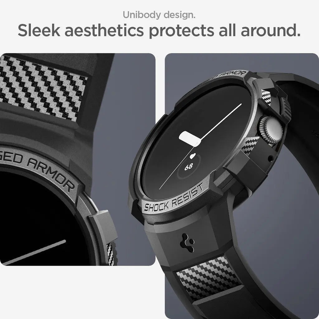 Google Pixel Watch 3 / 2 / 1 (41mm) Case Rugged Armor Pro - Spigen