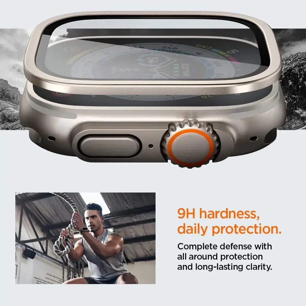 Apple Watch Screen Protector Series Ultra 2/1 (49mm) Full Cover Glas.tR Slim Pro - Spigen Malaysia