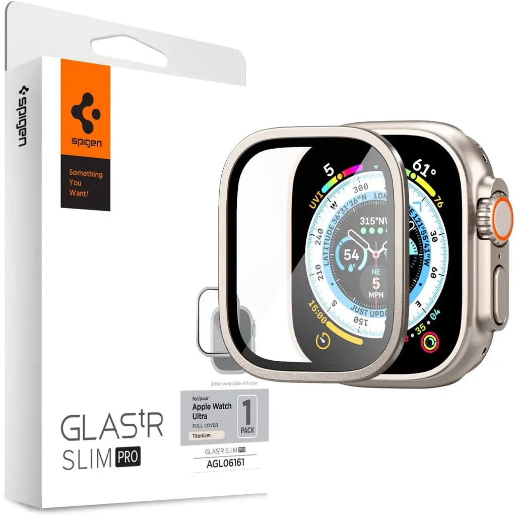 Apple Watch Screen Protector Series Ultra 2/1 (49mm) Full Cover Glas.tR Slim Pro - Spigen Malaysia
