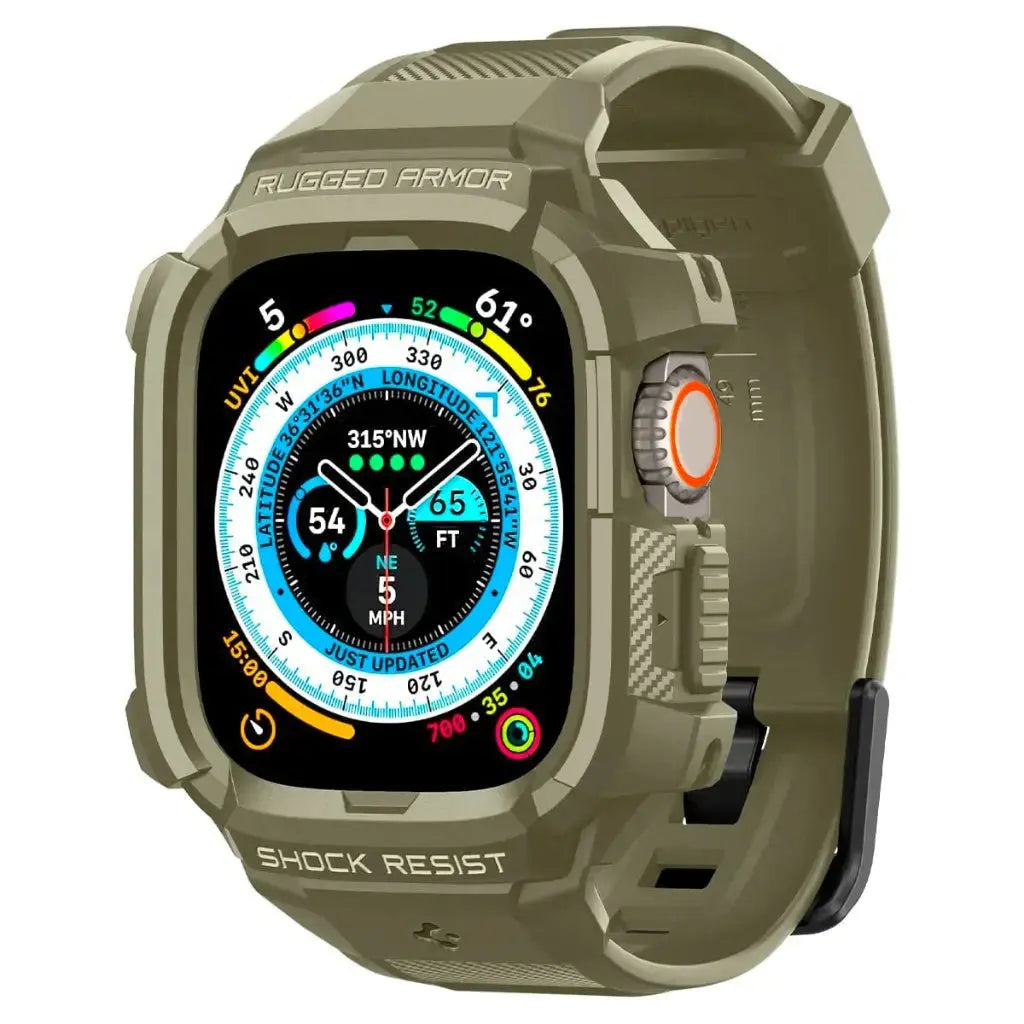 Apple Watch Case Ultra 3 / 2 / 1 (49mm) Rugged Armor Pro - Spigen Malaysia
