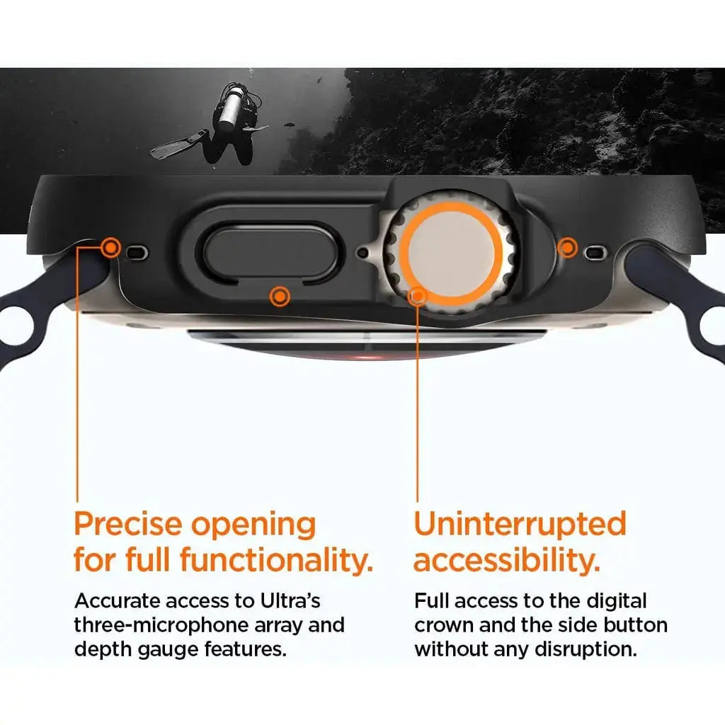 Apple Watch Case Ultra 3 / 2 / 1 (49mm) Thin Fit 360 - Spigen Malaysia