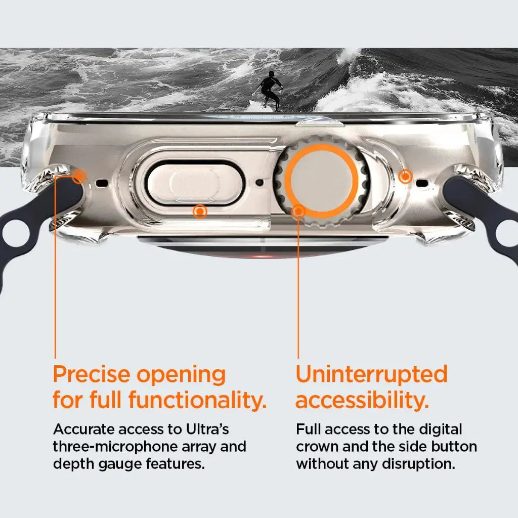 [Full Screen Cover] Apple Watch Case Ultra 3 / 2 / 1 (49mm) Ultra Hybrid - Spigen Malaysia