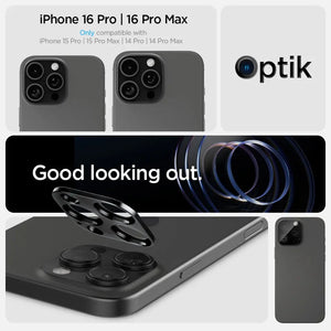 [2 Pack] iPhone 16 Pro Max / 16 Pro / 15 Pro Max / 15 Pro / 14 Pro Max / 14 Pro Camera Lens Protector - Spigen Malaysia