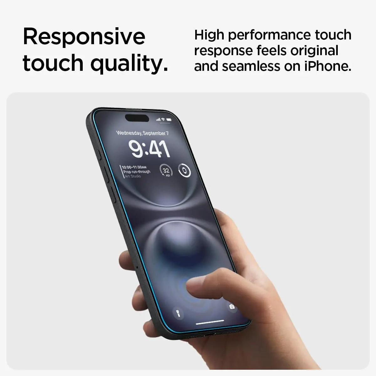 [2 Pack] iPhone 16 Plus / 15 Plus Screen Protector Glas.tR EZ Fit - Spigen Malaysia