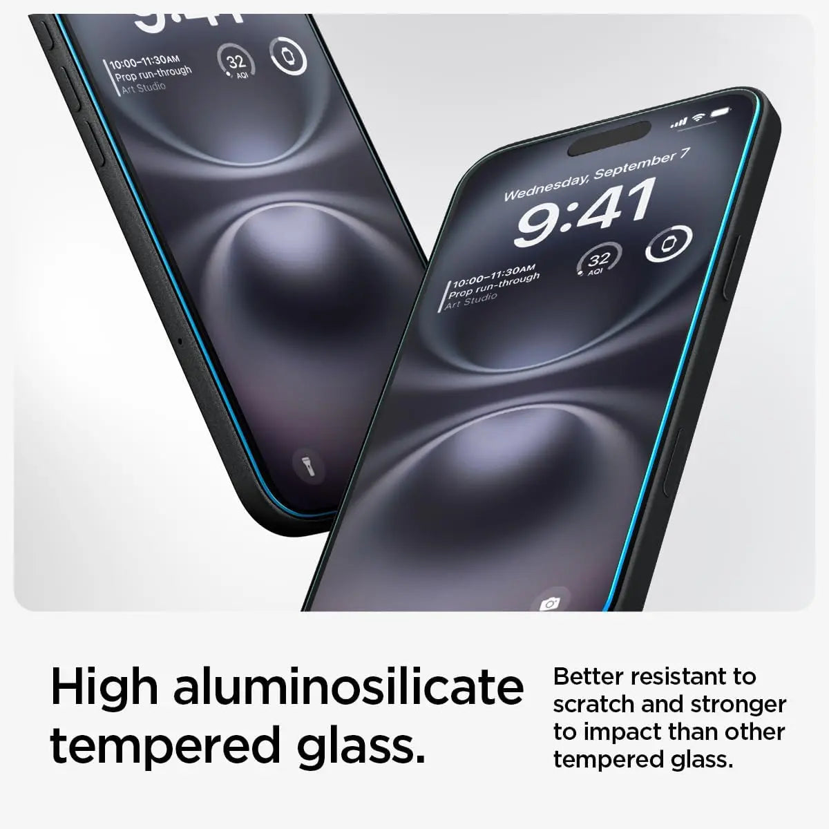 [2 Pack] iPhone 16 Plus / 15 Plus Screen Protector Glas.tR EZ Fit - Spigen Malaysia