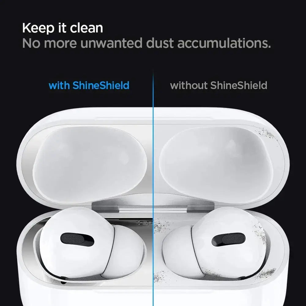 [2 Pack] AirPods Pro 2 (2022) Shine Shield AirPods Pro (2019) - Spigen Malaysia