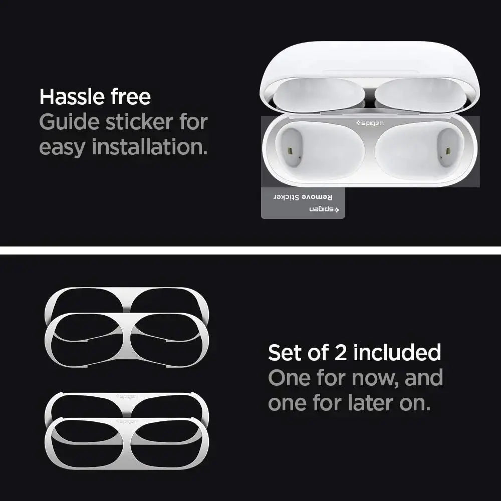 [2 Pack] AirPods Pro 2 (2022) Shine Shield AirPods Pro (2019) - Spigen Malaysia