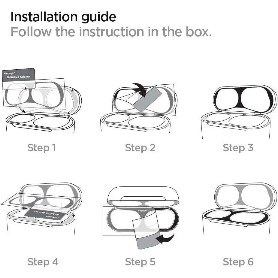 [2 Pack] AirPods Pro 2 (2022) Shine Shield AirPods Pro (2019) - Spigen Malaysia