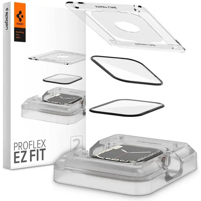 [2 Pack] Apple Watch Screen Protector Series (41mm) ProFlex EZ Fit - Spigen Malaysia