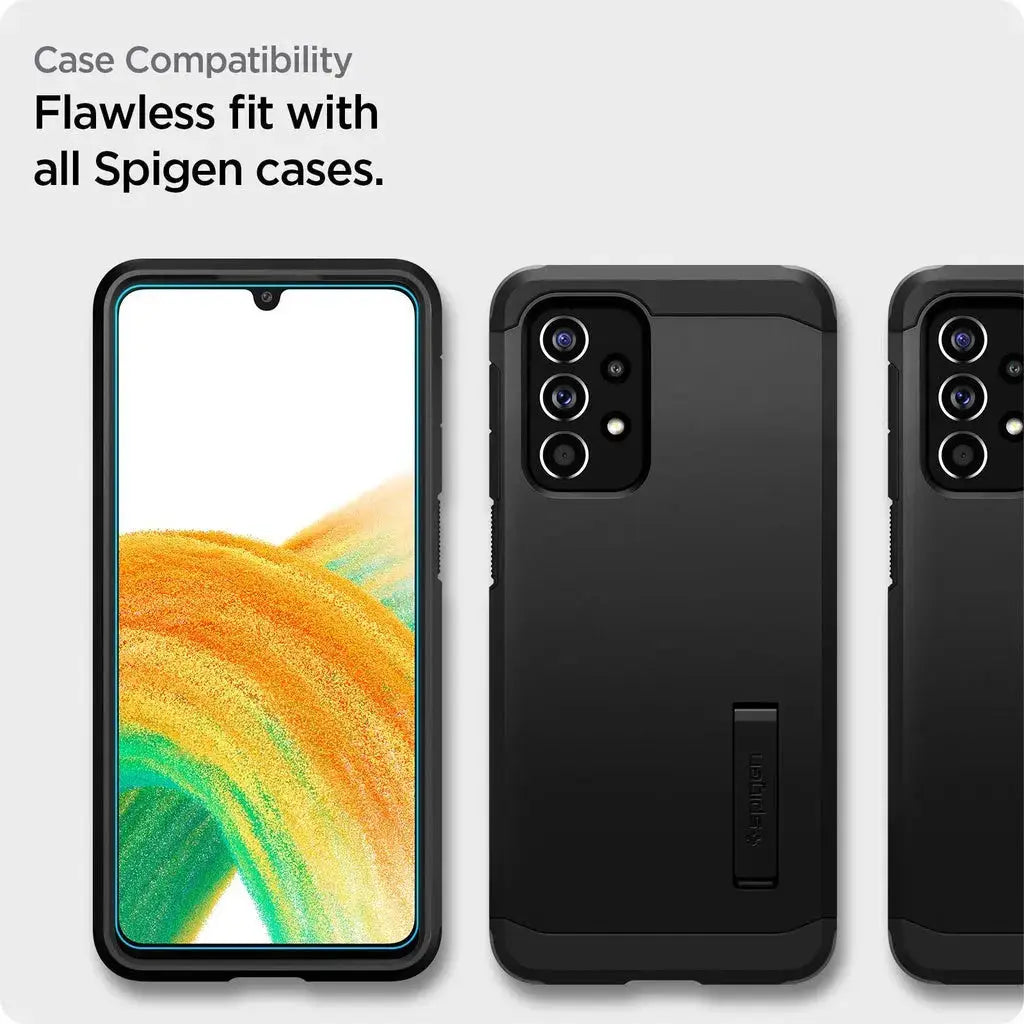 [2 Pack] Galaxy A33 Tempered Glass AlignMaster Glas.tR - Spigen Malaysia