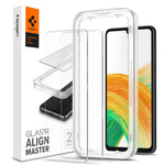 [2 Pack] Galaxy A33 Tempered Glass AlignMaster Glas.tR - Spigen Malaysia