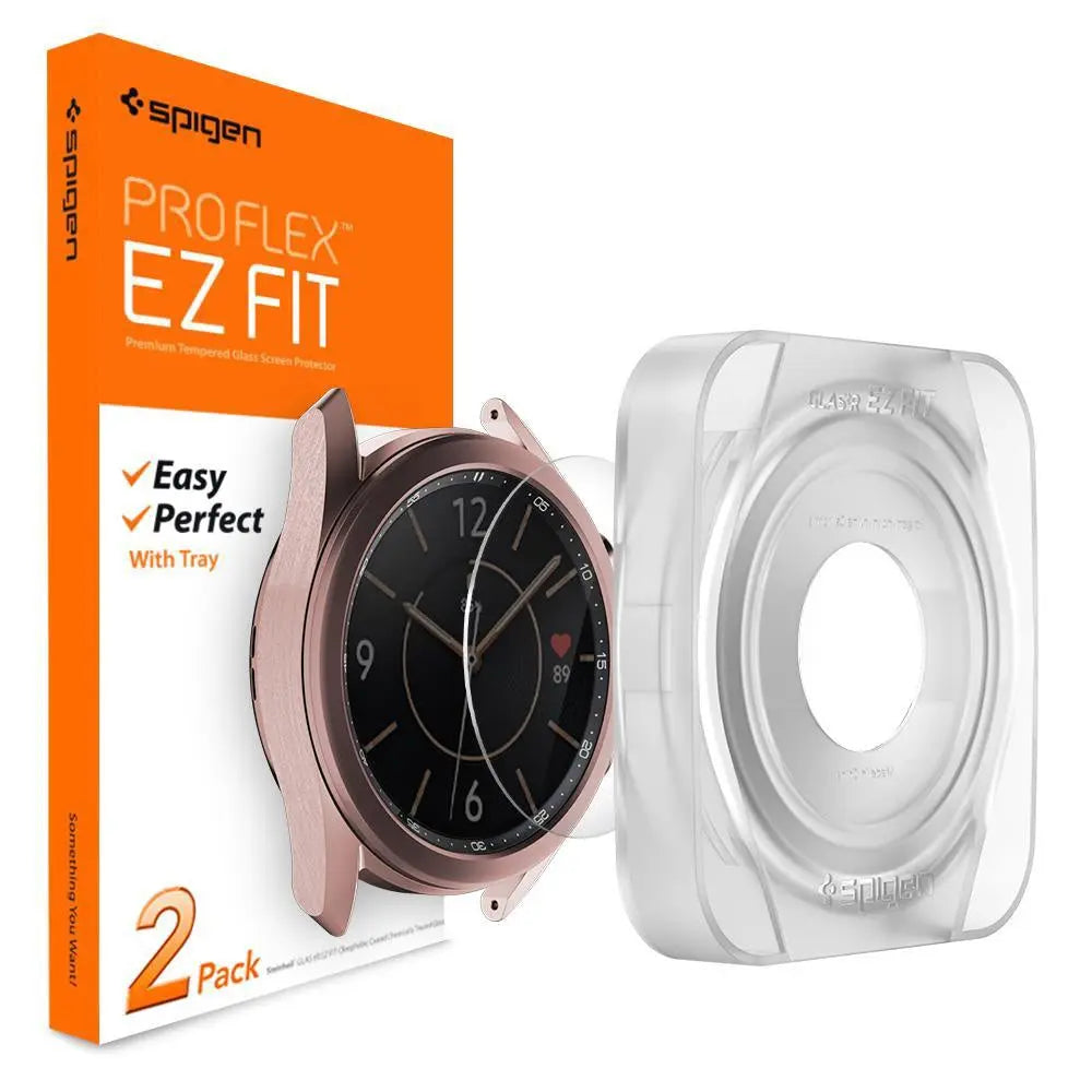 [2 Pack] Galaxy Watch 3 Screen Protector (41mm) Pro Flex EZ Fit - Spigen Malaysia