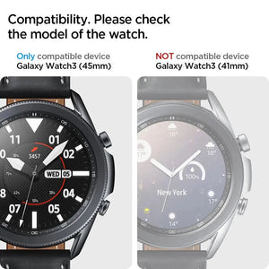 [2 Pack] Galaxy Watch 3 Screen Protector (45mm) Pro Flex EZ Fit - Spigen Malaysia