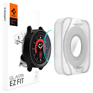 [2 Pack] Galaxy Watch 5 Pro Screen Protector (45mm) EZ FIT GLAS.tR - Spigen Malaysia