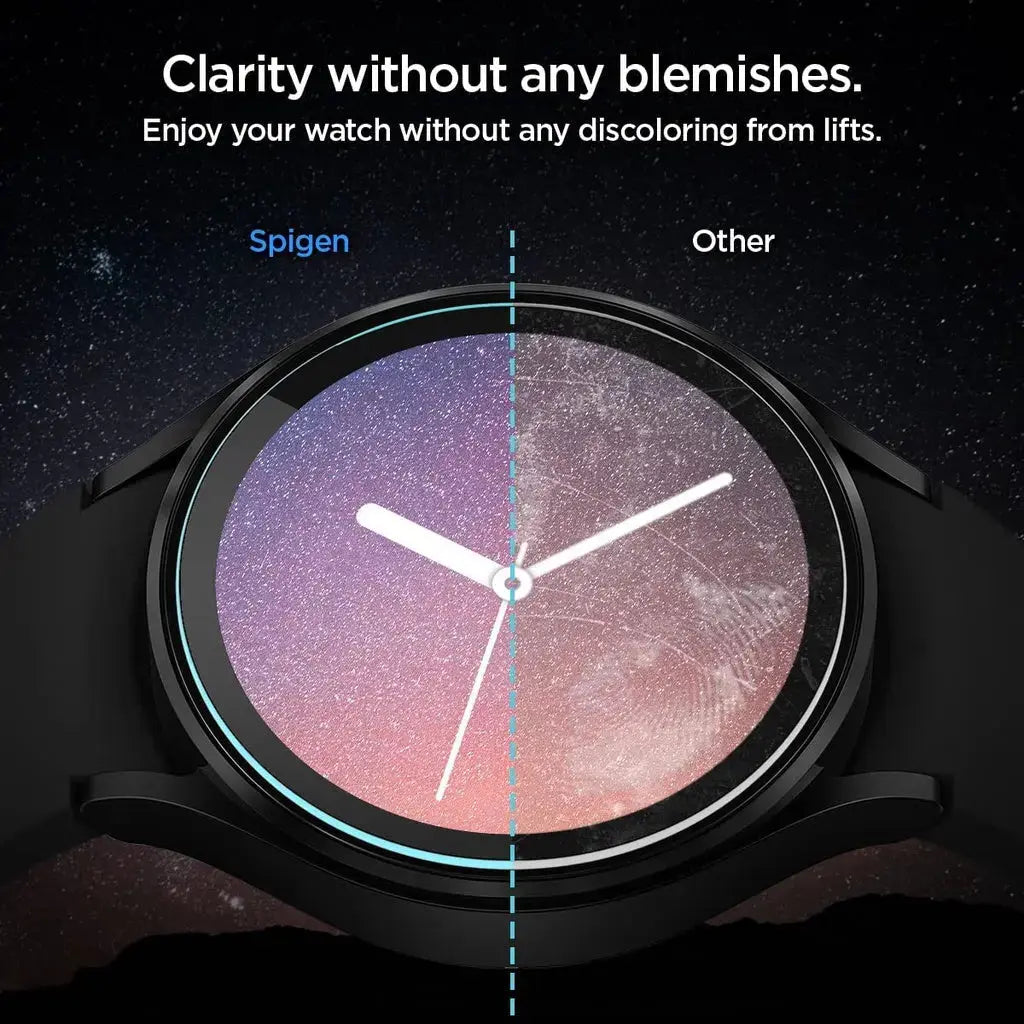 [2 Pack] Galaxy Watch 5 Pro Screen Protector (45mm) EZ FIT GLAS.tR - Spigen Malaysia