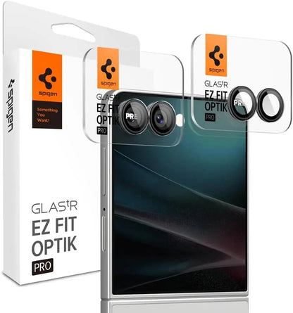 [2 Pack] Galaxy Z Flip 7 Optik Pro HD Lens Protector Glas.tR EZ Fit