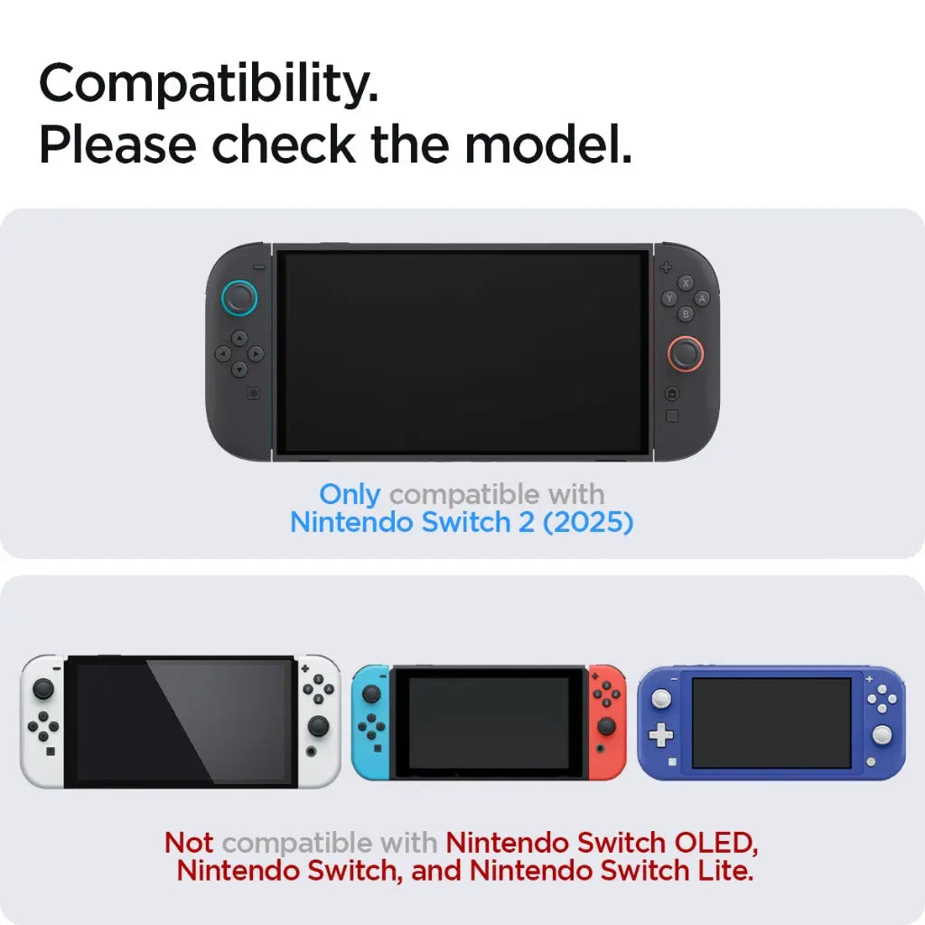 [2 Pack] Nintendo Switch 2 Tempered Glass EZ FIT GLAS.tR - Spigen Malaysia