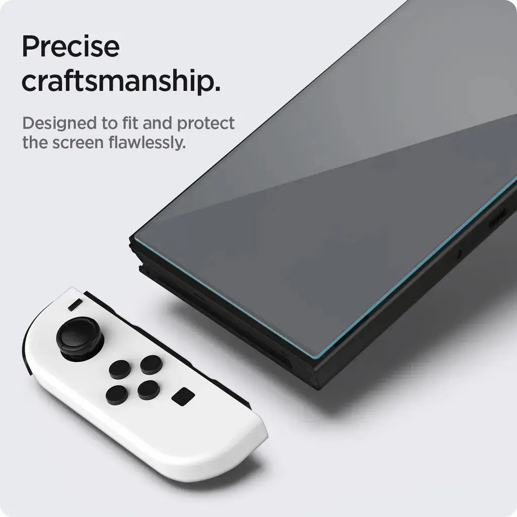 [2 Pack] Nintendo Switch OLED Screen Protector EZ FIT GLAS.tR - Spigen Malaysia