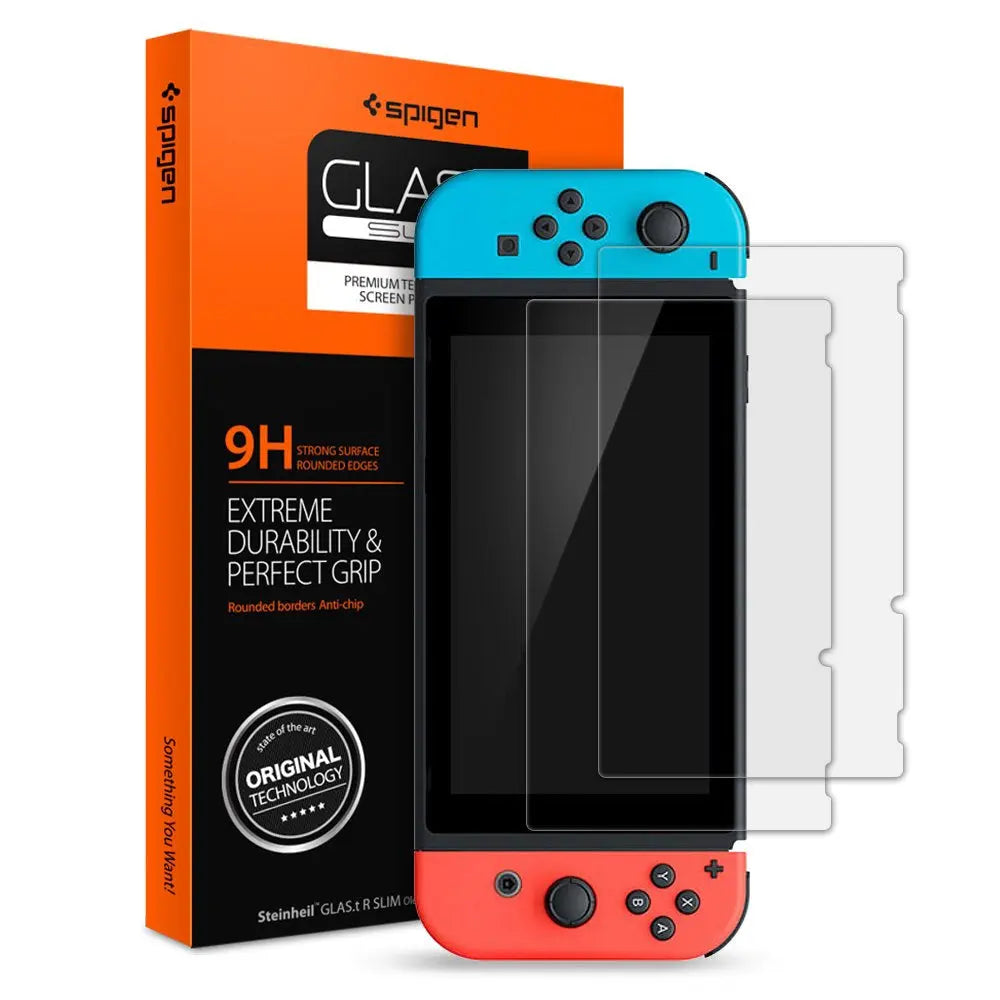 [2 Pack] Nintendo Switch Screen Protector GLAS.tR Slim - Spigen Malaysia