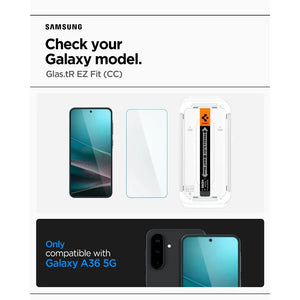Samsung A36 5G Screen Protector Glas.tR EZ Fit [2 Pack] - Spigen Malaysia
