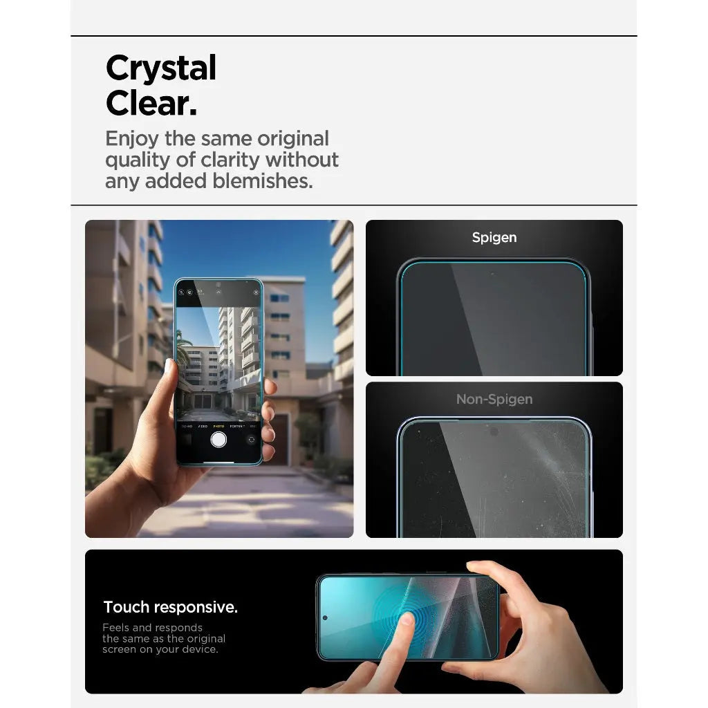 Samsung A36 5G Screen Protector Glas.tR EZ Fit [2 Pack] - Spigen Malaysia