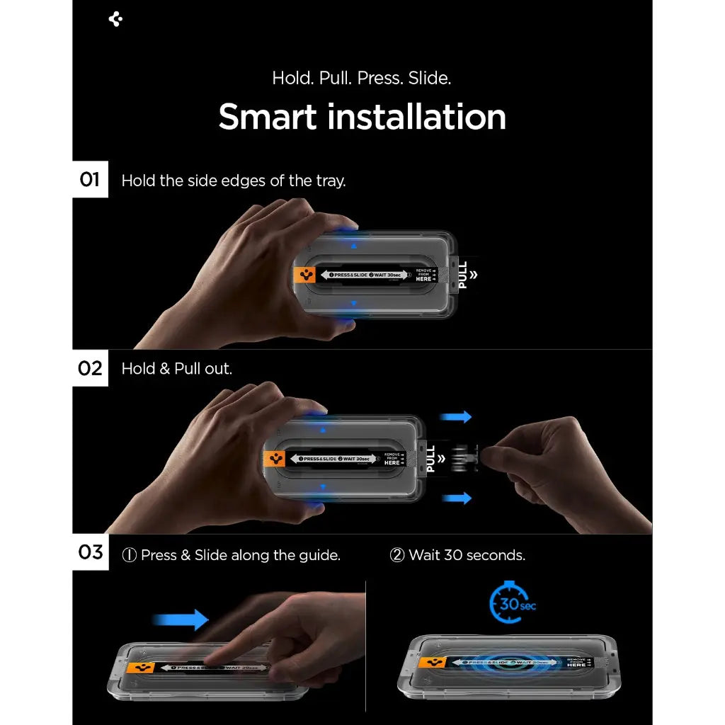 [2 Pack] Samsung A57 5G Screen Protector Glas.tR EZ Fit - Spigen Malaysia