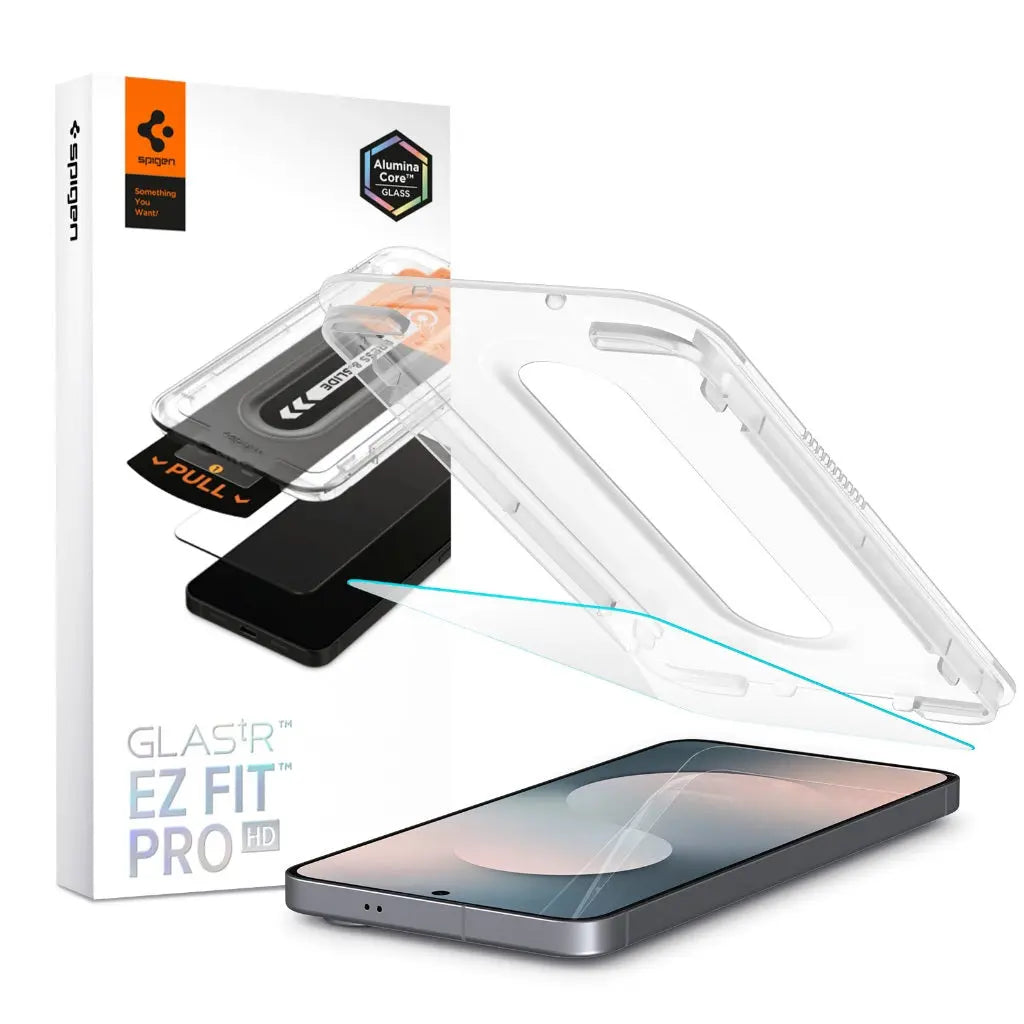 [2 Pack] Samsung S25 FE Tempered Glass EZ Fit Pro - Spigen Malaysia