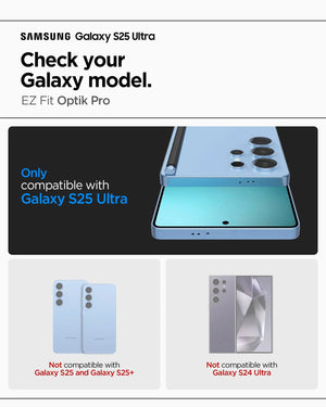 [2 Pack] Samsung S25 Ultra Camera Lens Protector EZ Fit Optik Pro HD - Spigen Malaysia