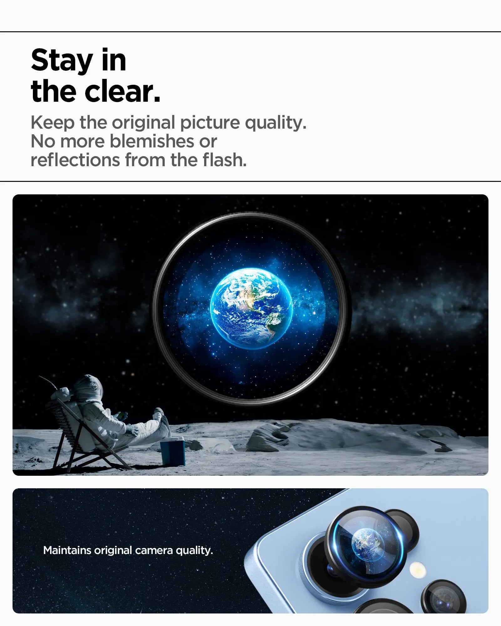 [2 Pack] Samsung S25 Ultra Camera Lens Protector EZ Fit Optik Pro HD - Spigen Malaysia