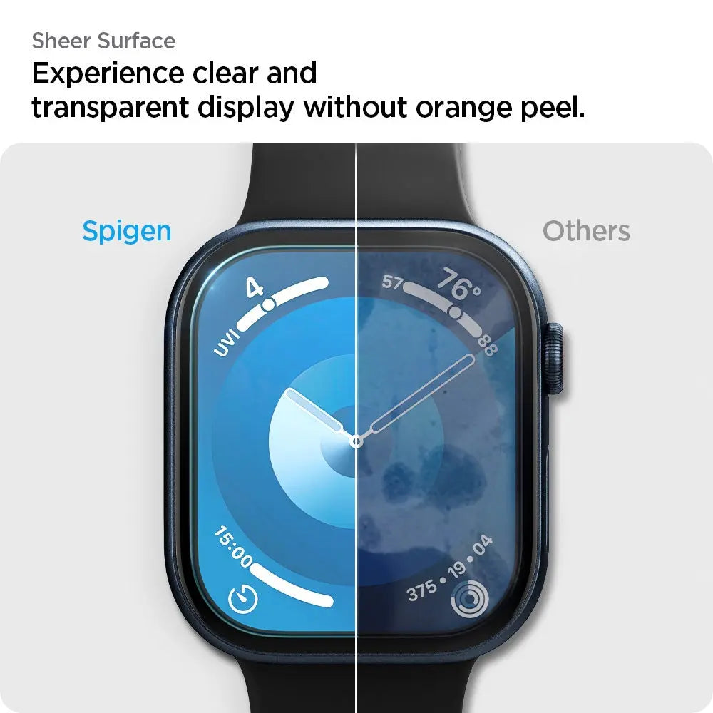 [2 Pack] Apple Watch Screen Protector Series 11 / 10 (42mm) EliteShield EZ Fit - Spigen Malaysia