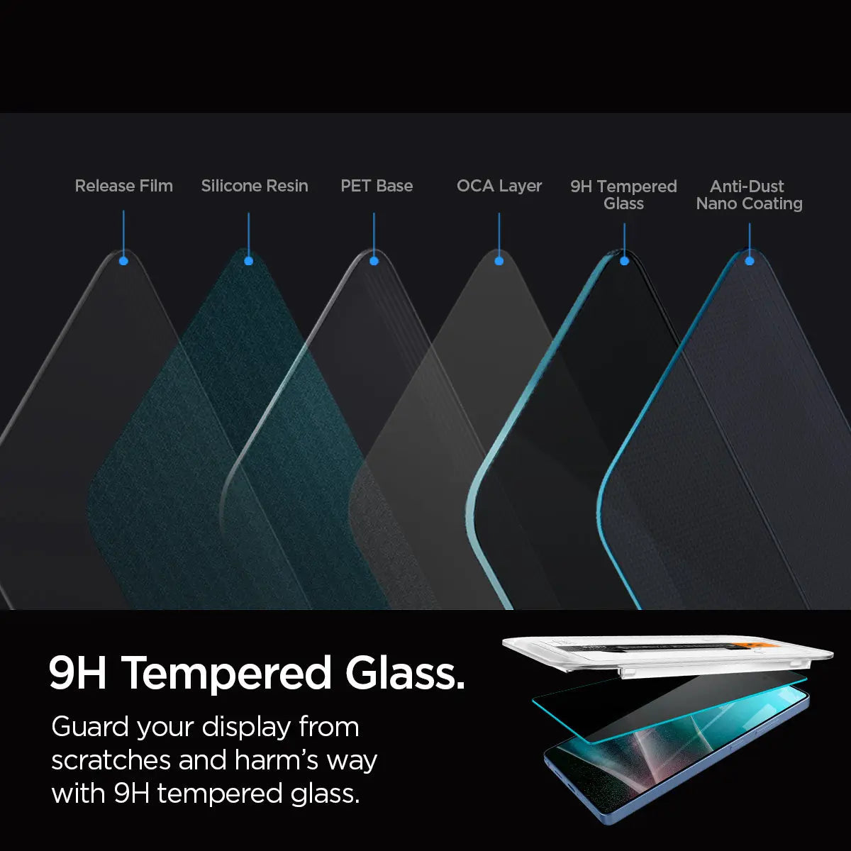 [2 Pack] Samsung S25 Ultra Privacy Screen Protector Glas.tR EZ Fit - Spigen Malaysia