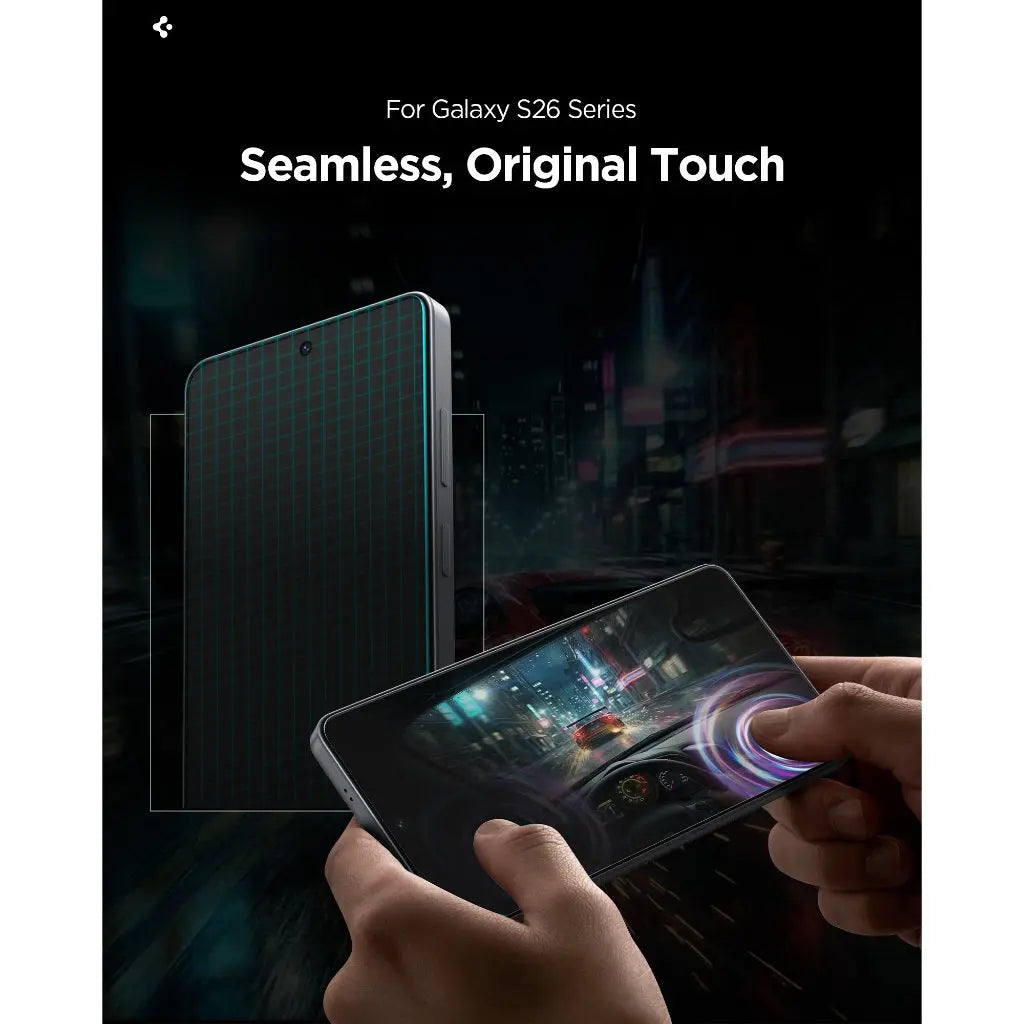[2 Pack] Samsung S26 Privacy Screen Protector 6.3" EZ Fit Pro HD - Spigen Malaysia