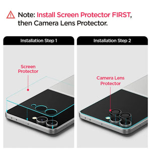 [2 Pack] Galaxy Z Flip 7 Tempered Glass Glas.tR EZ Fit HD