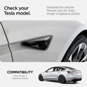 Tesla Model Y 2025 (Juniper) & Model 3 2025/2024 (Highland) Side Camera Protection Cover [2 Pack] - Spigen Malaysia